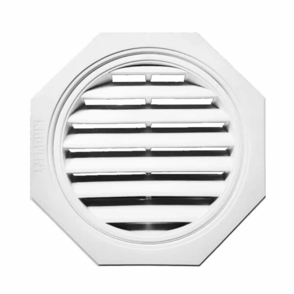 KROVENT <br>Фасадная вентиляционная решетка <br>550 мм х 550 мм — Белый