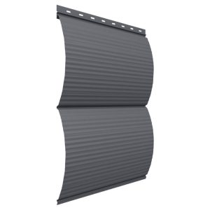 Металлический сайдинг <br/>«Блок-хаус» <br/>цвет Серый графит <br/>RAL 7024