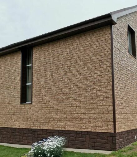 GRAND LINE «Крымский сланец»: Янтарный фасад