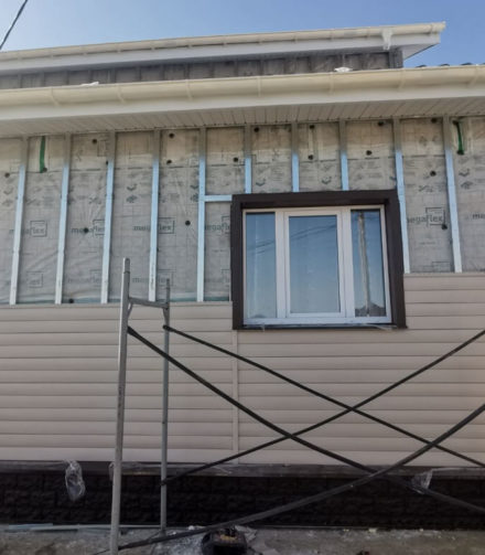 Преимущества вентфасада из сайдинга