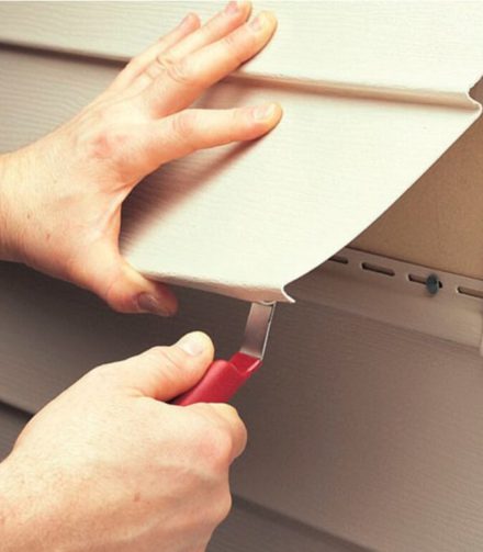 Как отремонтировать поврежденный виниловый сайдинг