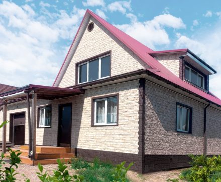 Дом из жемчужного сланца GRAND LINE