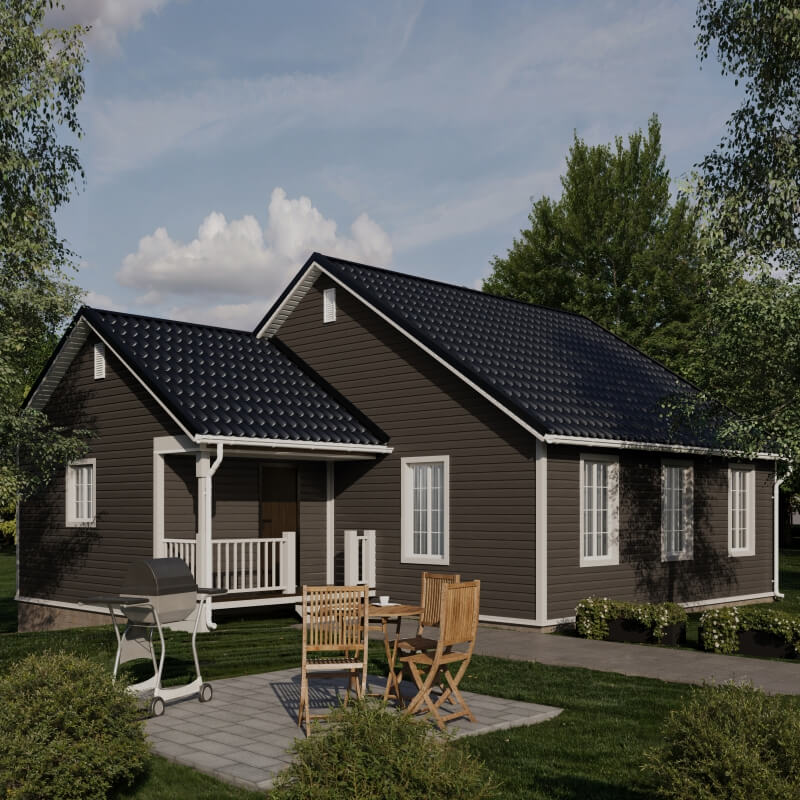 Сайдинг ELLKA, 3000 мм, цвет Тёмный дуб - Image 2